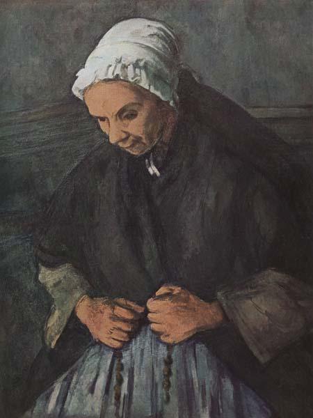 Paul Cezanne Old Woman with a Rosary oil painting picture